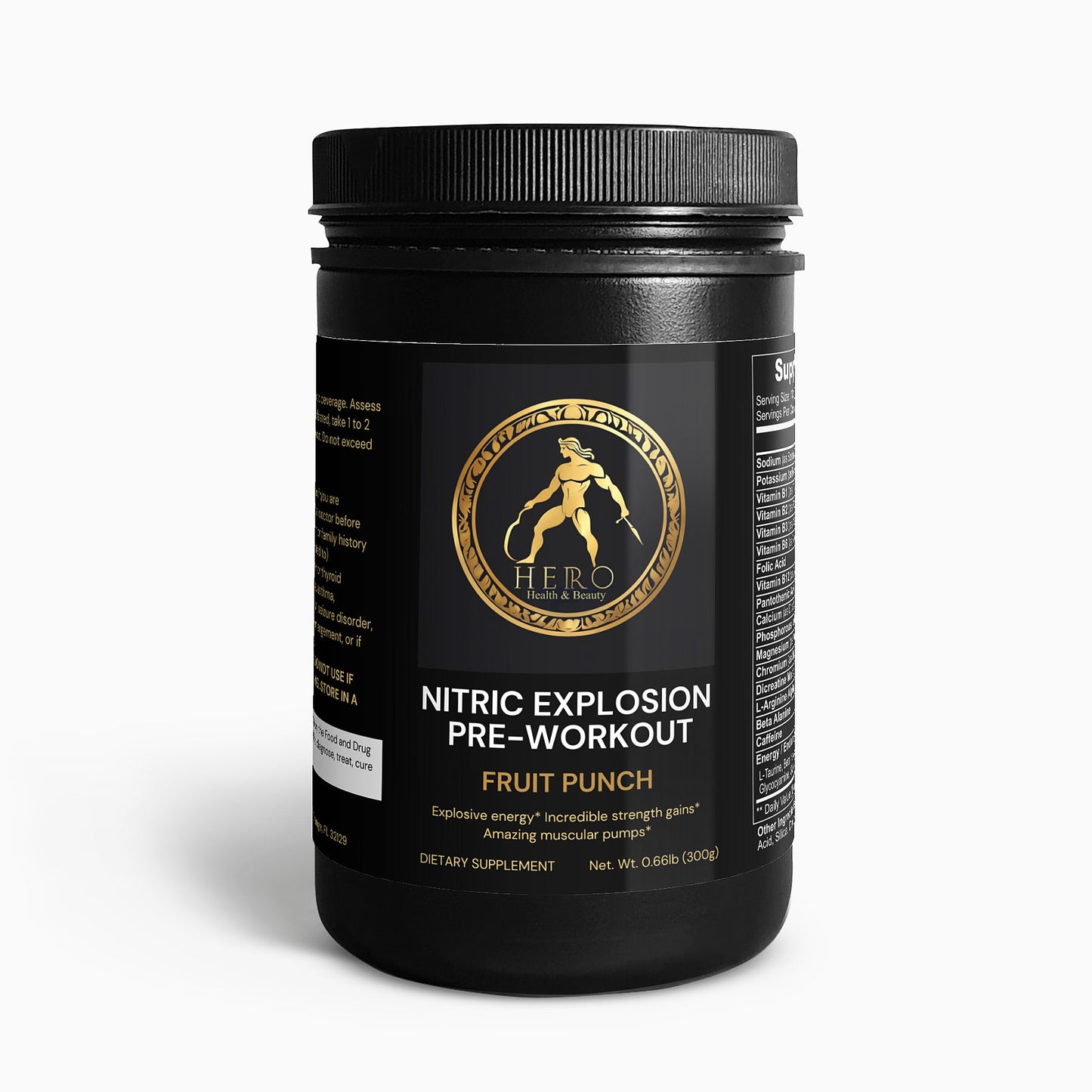 Nitric Explosion Pre-Workout Powder (Fruit Punch)