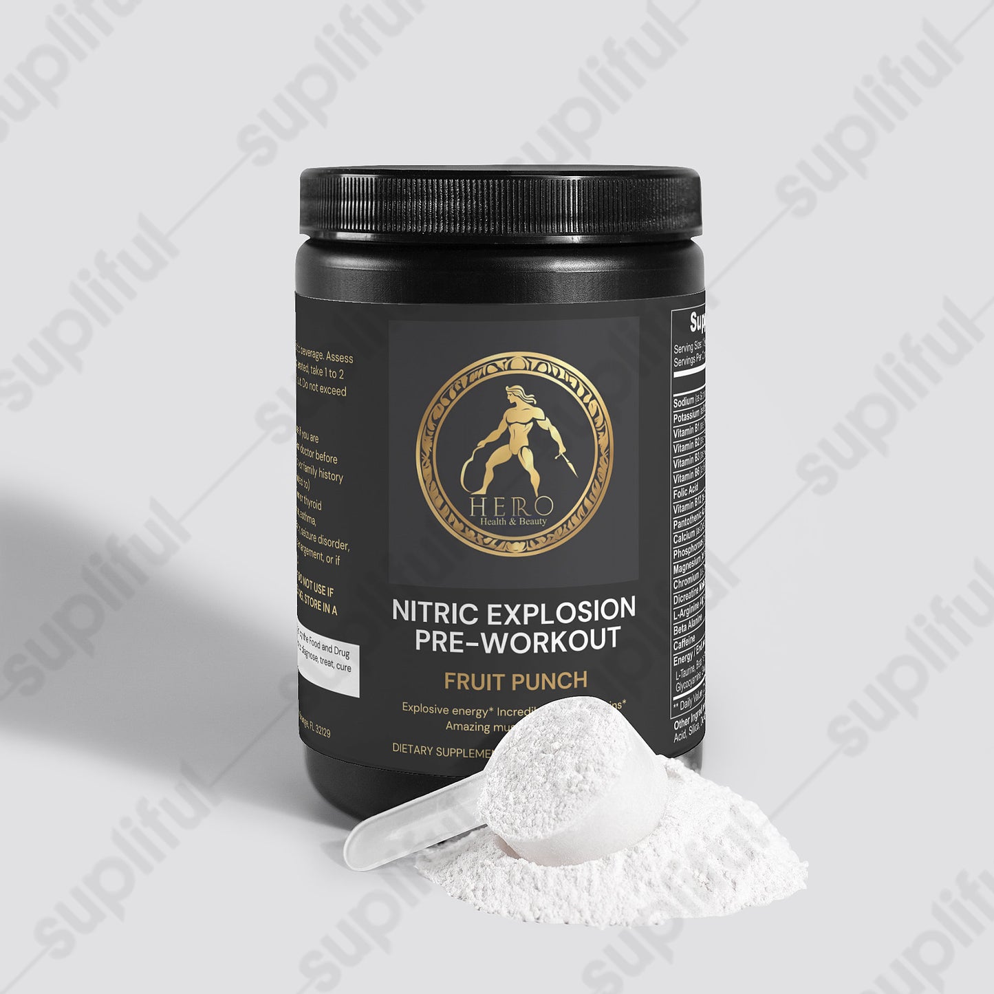 Nitric Explosion Pre-Workout Powder (Fruit Punch)